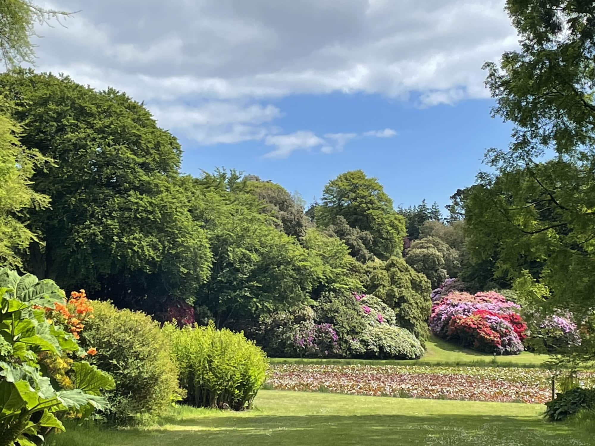 beautiful gardens at Castle Kennedy in Dumfries and Galloway
