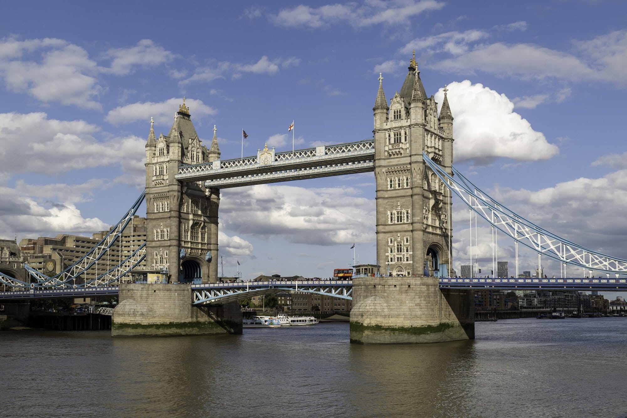 london tower bridge crossing the thames