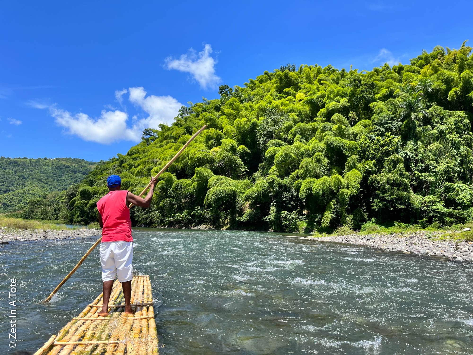 bamboo Rafting on Rio Grande river