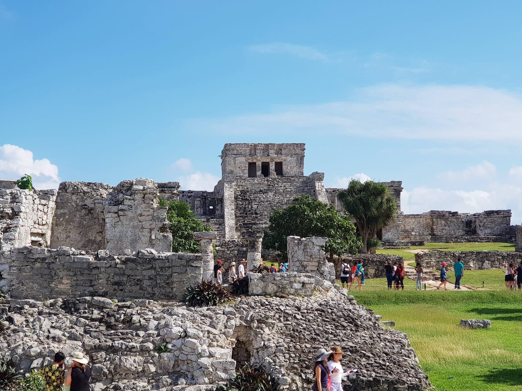 the ruins at Tulum Archaeological Site