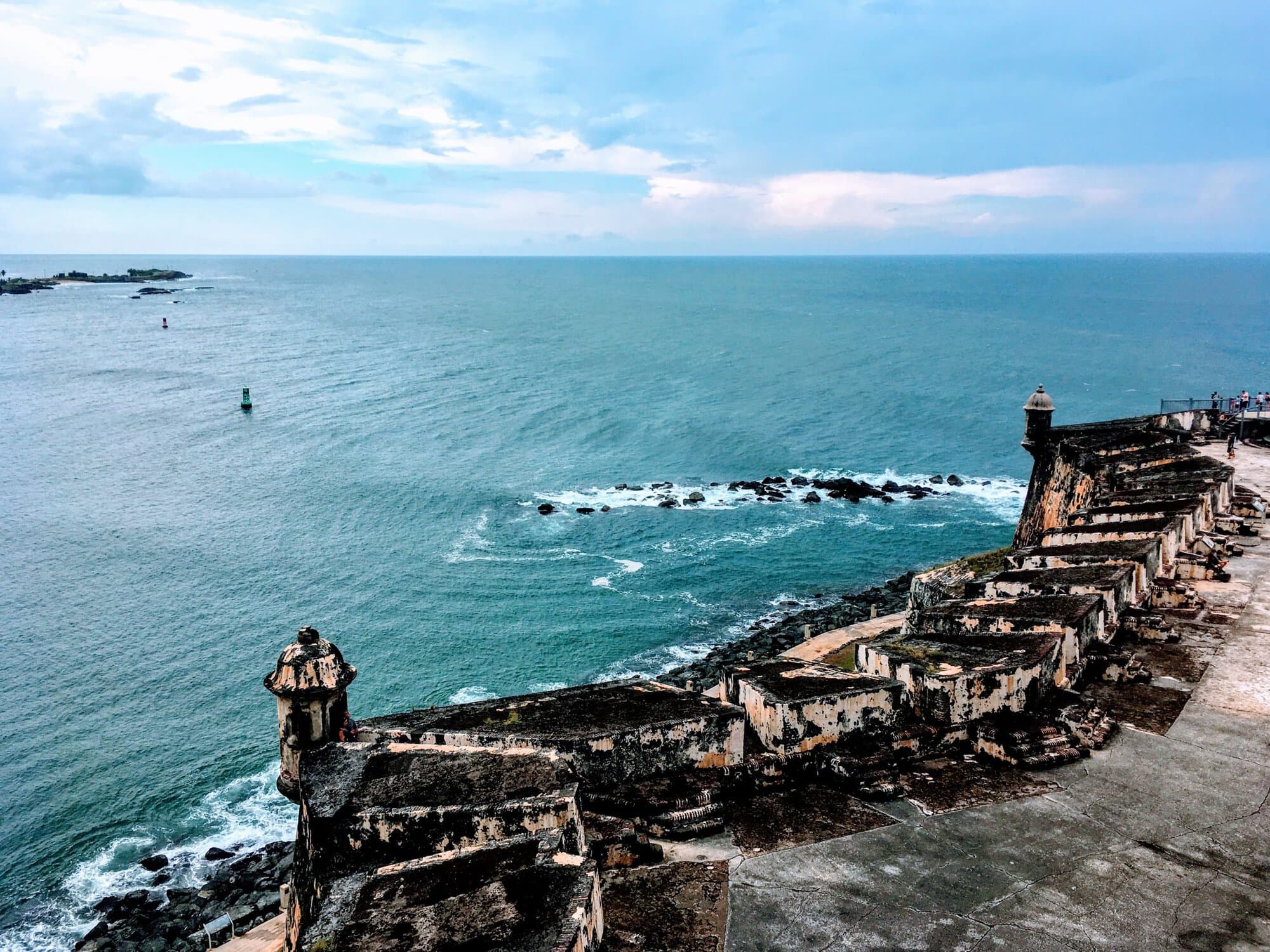 View from Castillo San Felipe del Morro in San Juan