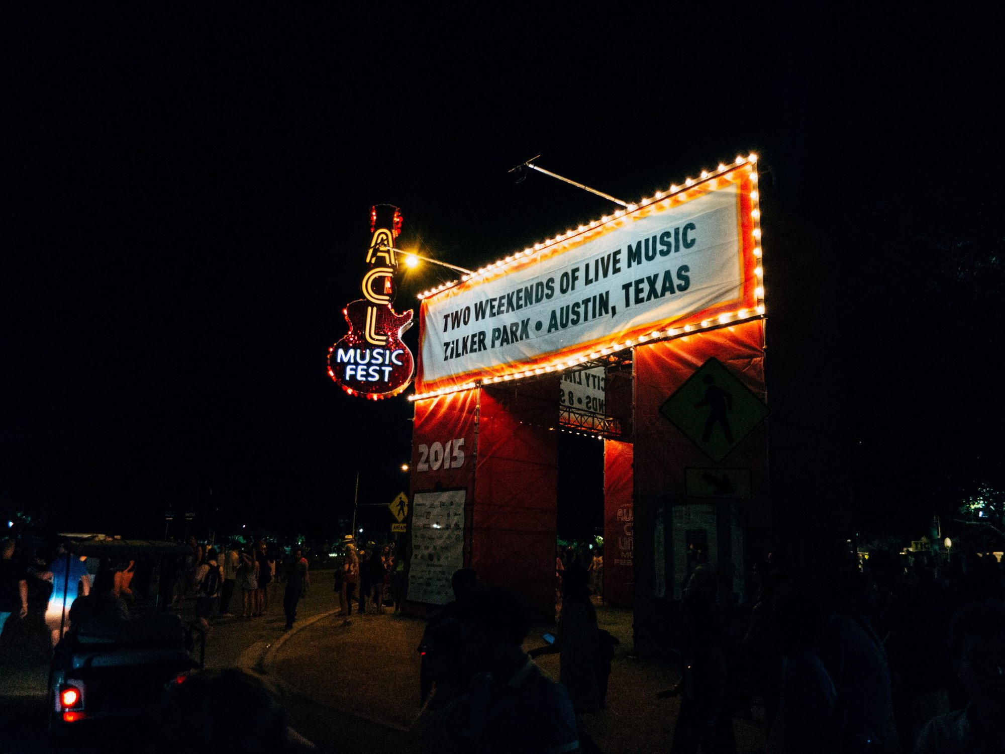entrance arch to austin city limits music festivals