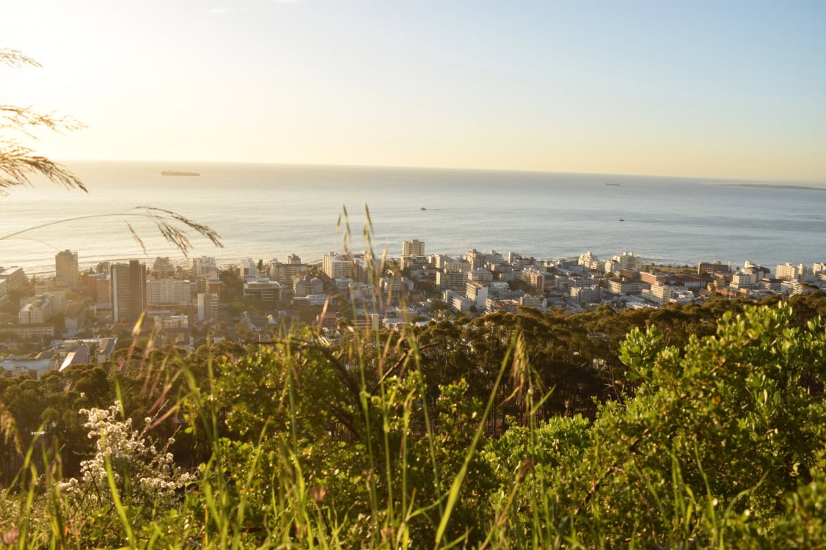 A view of central Cape Town from Signal Hill, South Africa