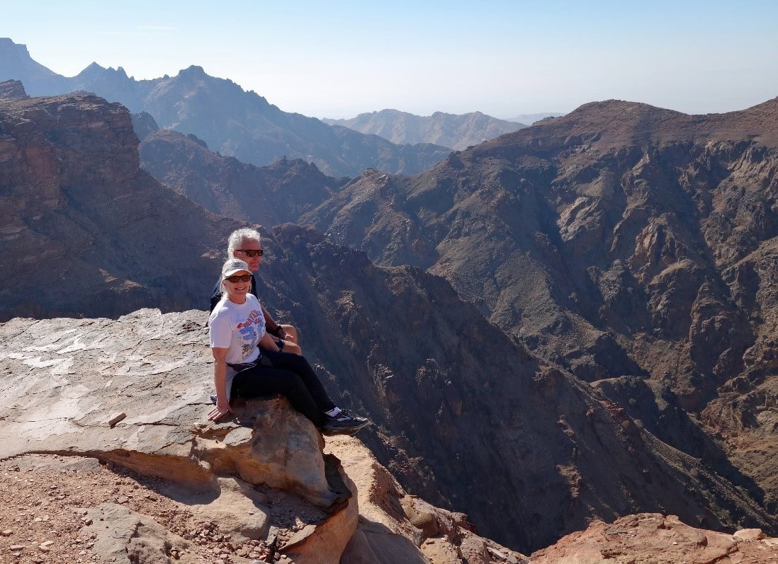 Mountain views in Petra Jordan 