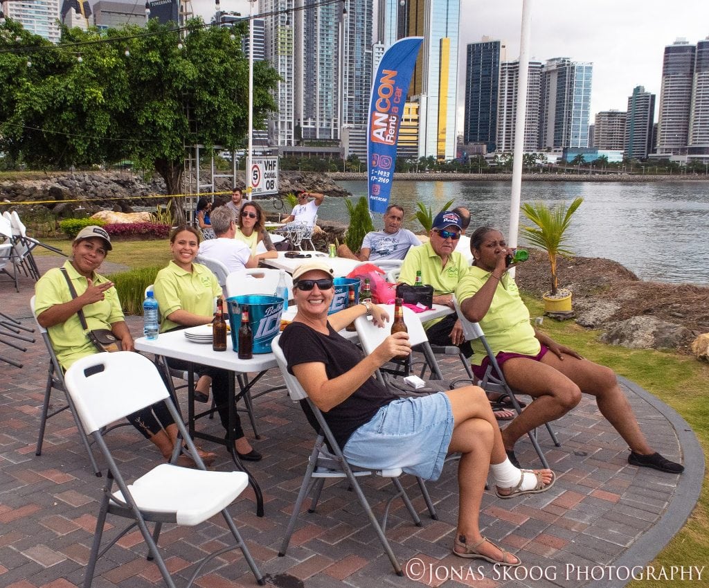 Meeting locals while travelling full time showing social side of long-term travel lifestyle